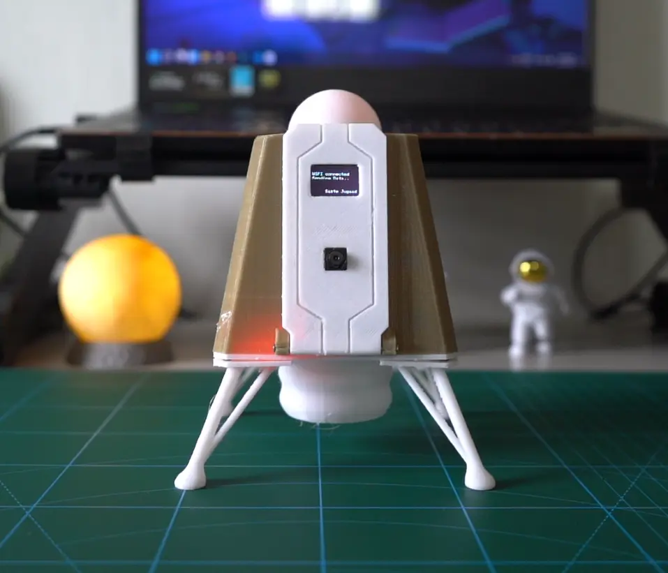 3D Printer Moon Lander Simulator