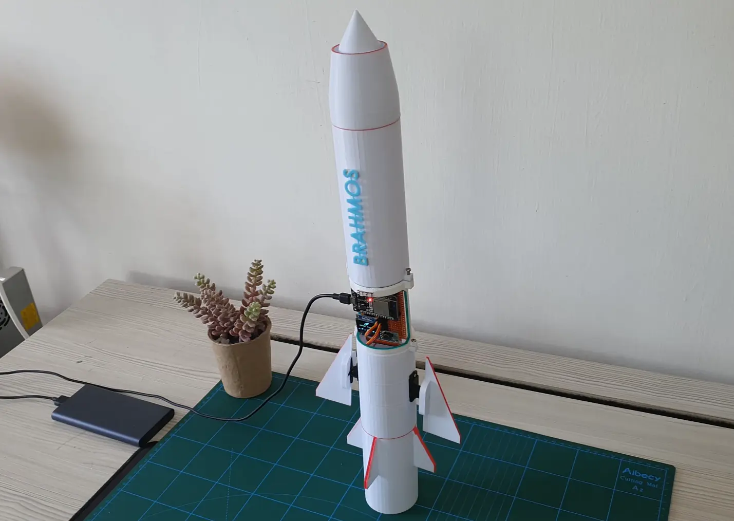 3D Printed BRAHMOS Model