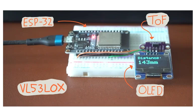VL53L0X Time of Flight Distance Sensor ESP-32 Guide