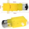 Vigor Dual Shaft BO Motor - 100RPM (Calibrated Yellow Gear Motor)