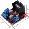 L298N-driver-dimension L298N Dual H-Bridge Motor Driver Module (2A)