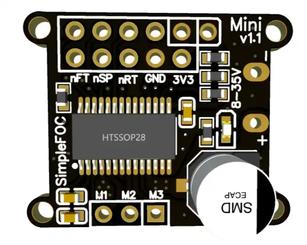 simple foc mini cad model