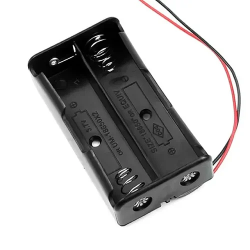 18650 Battery Holder (2-Cell) - Open Sled (7.4V Output)