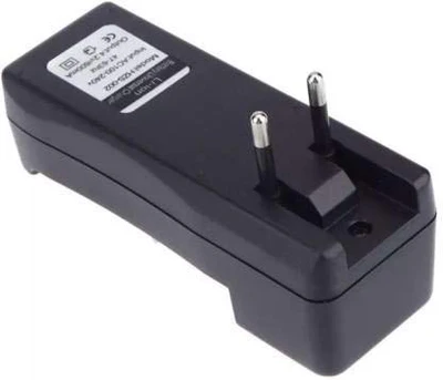 Universal Dual-Slot Li-Ion Battery Charger (18650, 14500, CR123A) - EU Plug