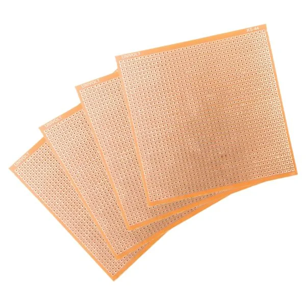 4x4 Inch Single-Sided Prototype PCB (Zero Board / Perfboard)